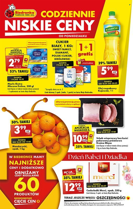 Gazetka Biedronka - 15.01.2024 - 20.01.2024. Strona 1