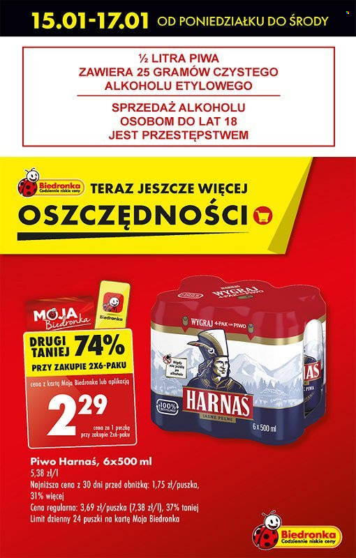 Gazetka Biedronka - 15.01.2024 - 20.01.2024. Strona 15