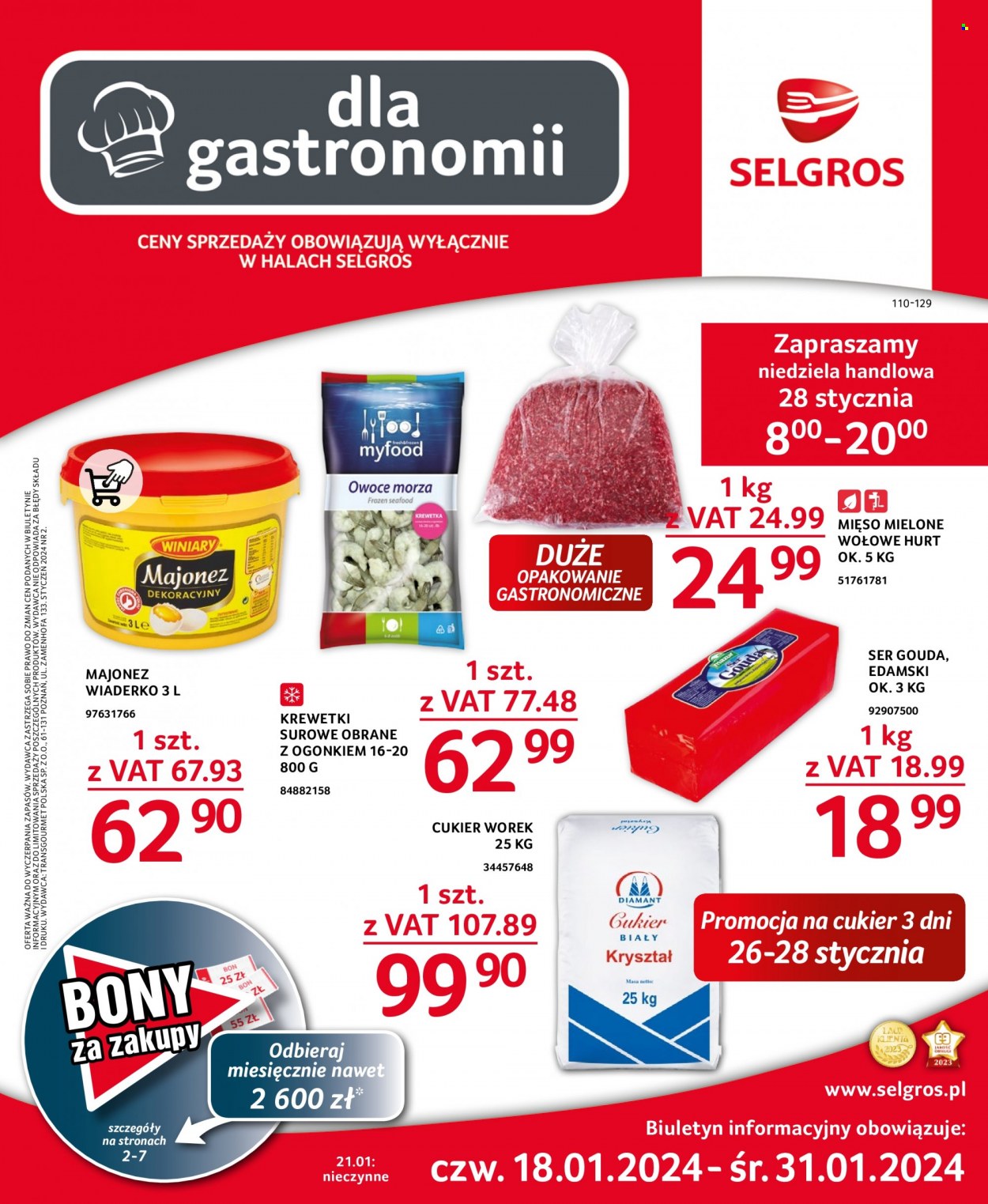 Gazetka Selgros - 18.01.2024 - 31.01.2024. Strona 1