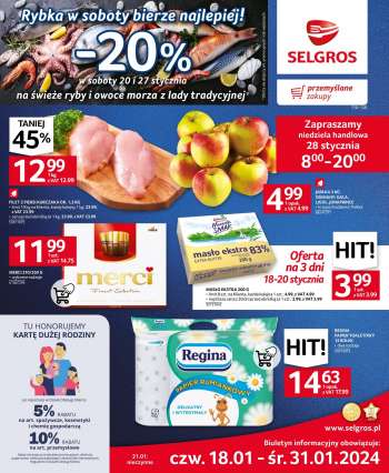 Gazetka Selgros - 18.01.2024 - 31.01.2024.