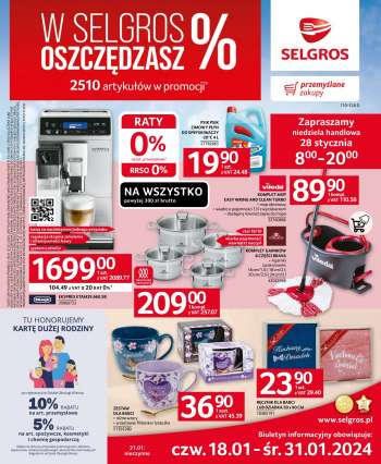 Gazetka Selgros - 18.01.2024 - 31.01.2024.
