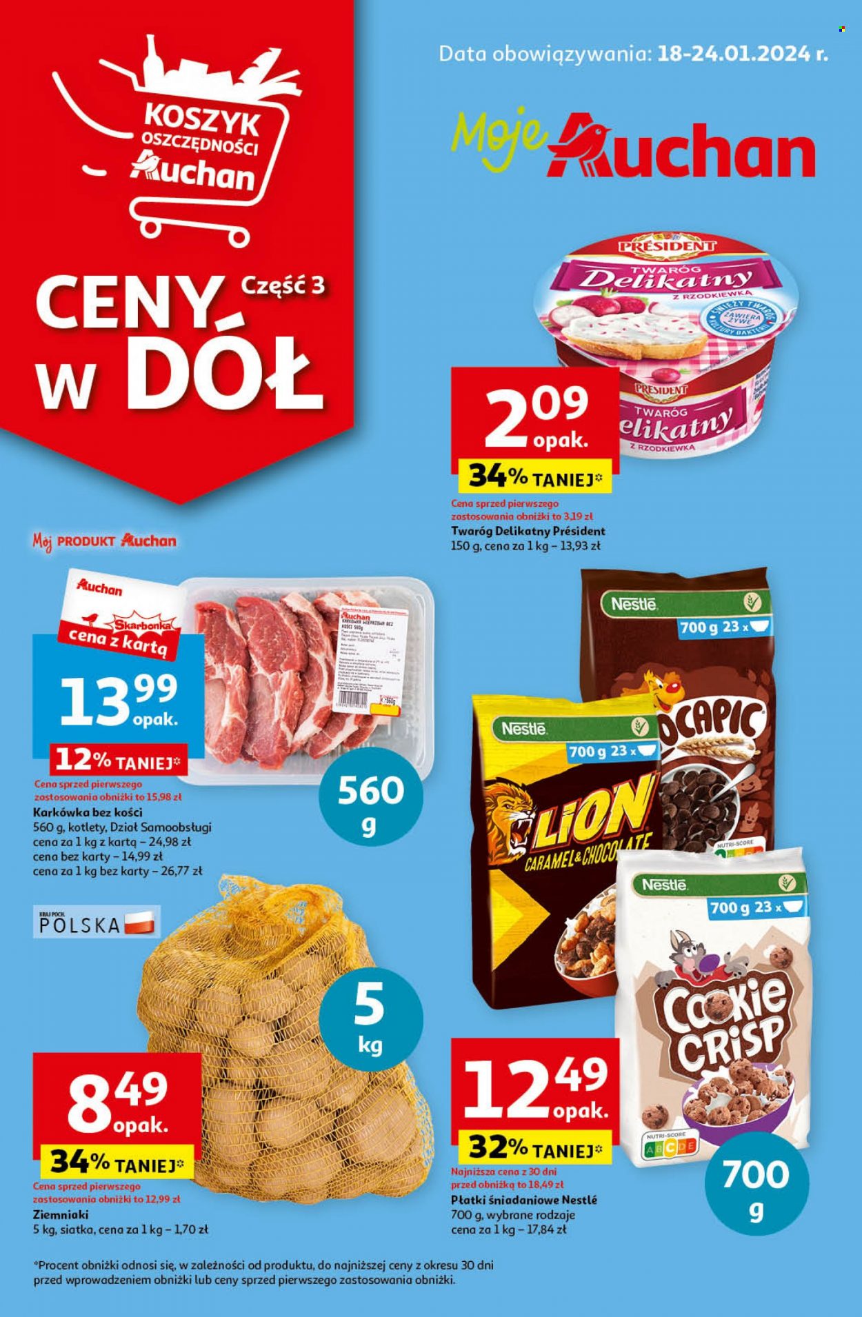 Gazetka Auchan - 18.01.2024 - 24.01.2024. Strona 1