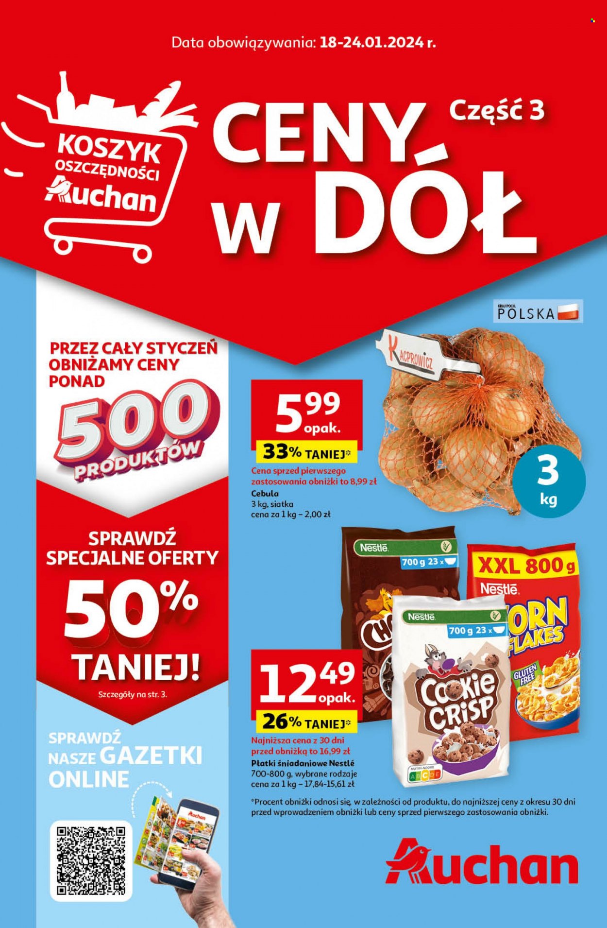 Gazetka Auchan - 18.01.2024 - 24.01.2024. Strona 1