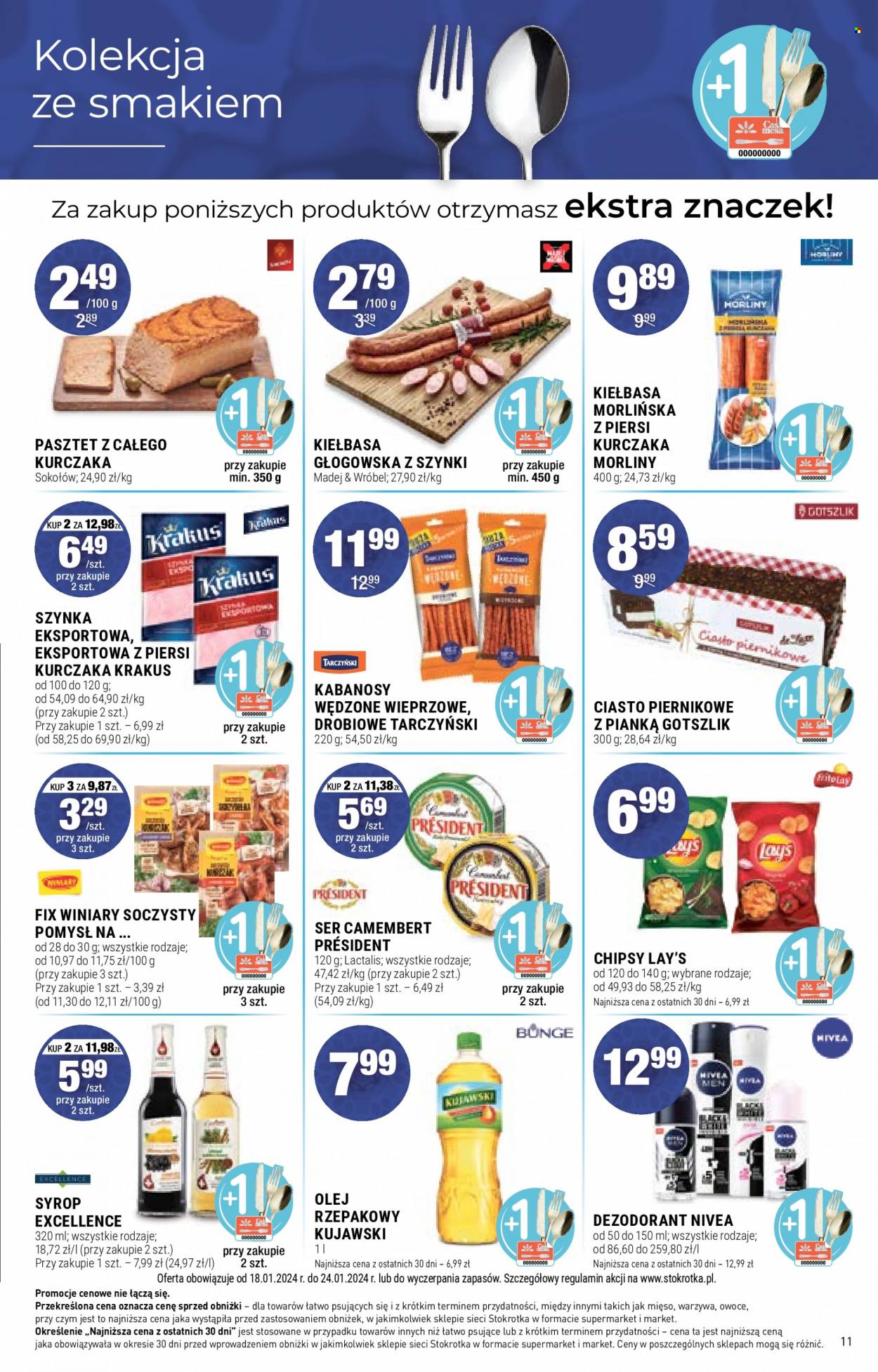 Gazetka Stokrotka Supermarket - 18.01.2024 - 24.01.2024. Strona 11