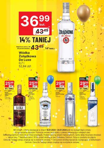 Gazetka Delikatesy Centrum - 18.01.2024 - 24.01.2024.