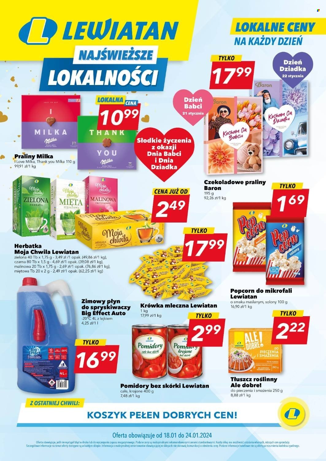 Gazetka Lewiatan - 18.01.2024 - 24.01.2024. Strona 1