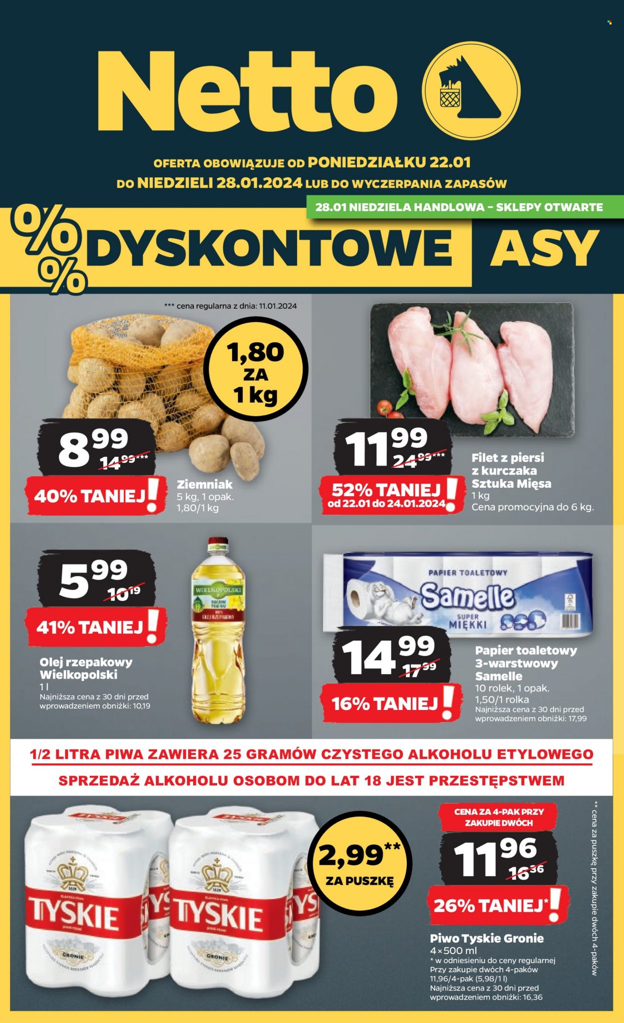Gazetka Netto - 22.01.2024 - 28.01.2024. Strona 1