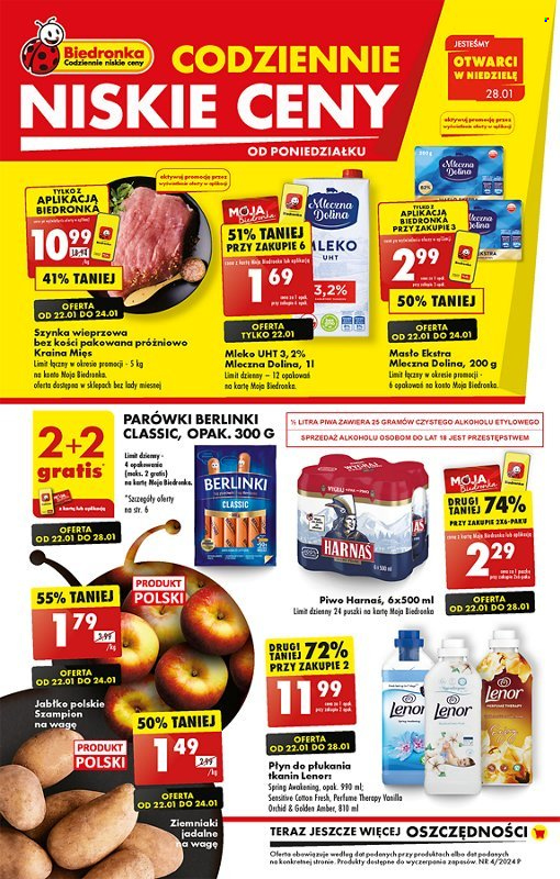 Gazetka Biedronka - 22.01.2024 - 28.01.2024. Strona 1