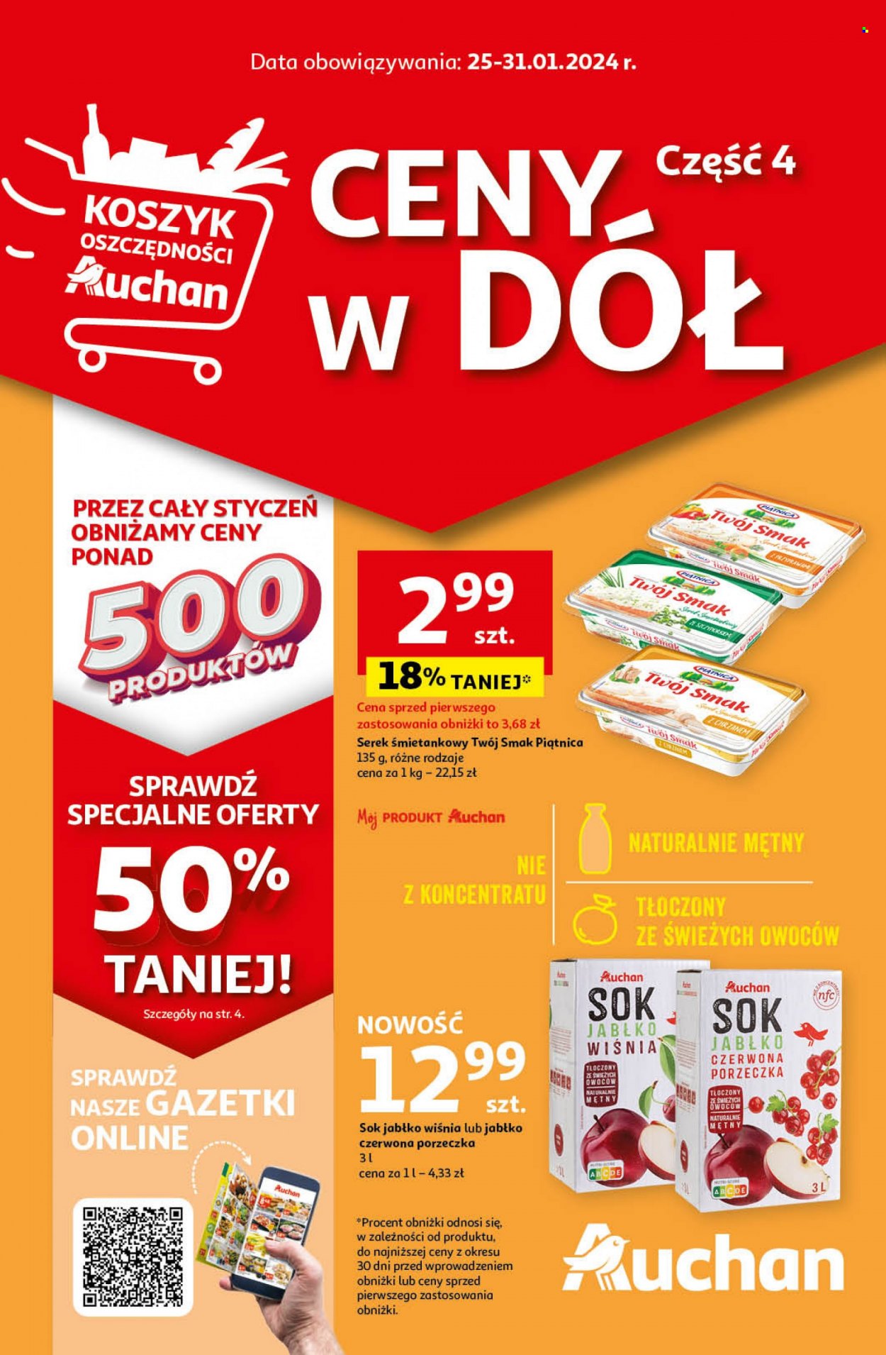 Gazetka Auchan - 25.01.2024 - 31.01.2024. Strona 1