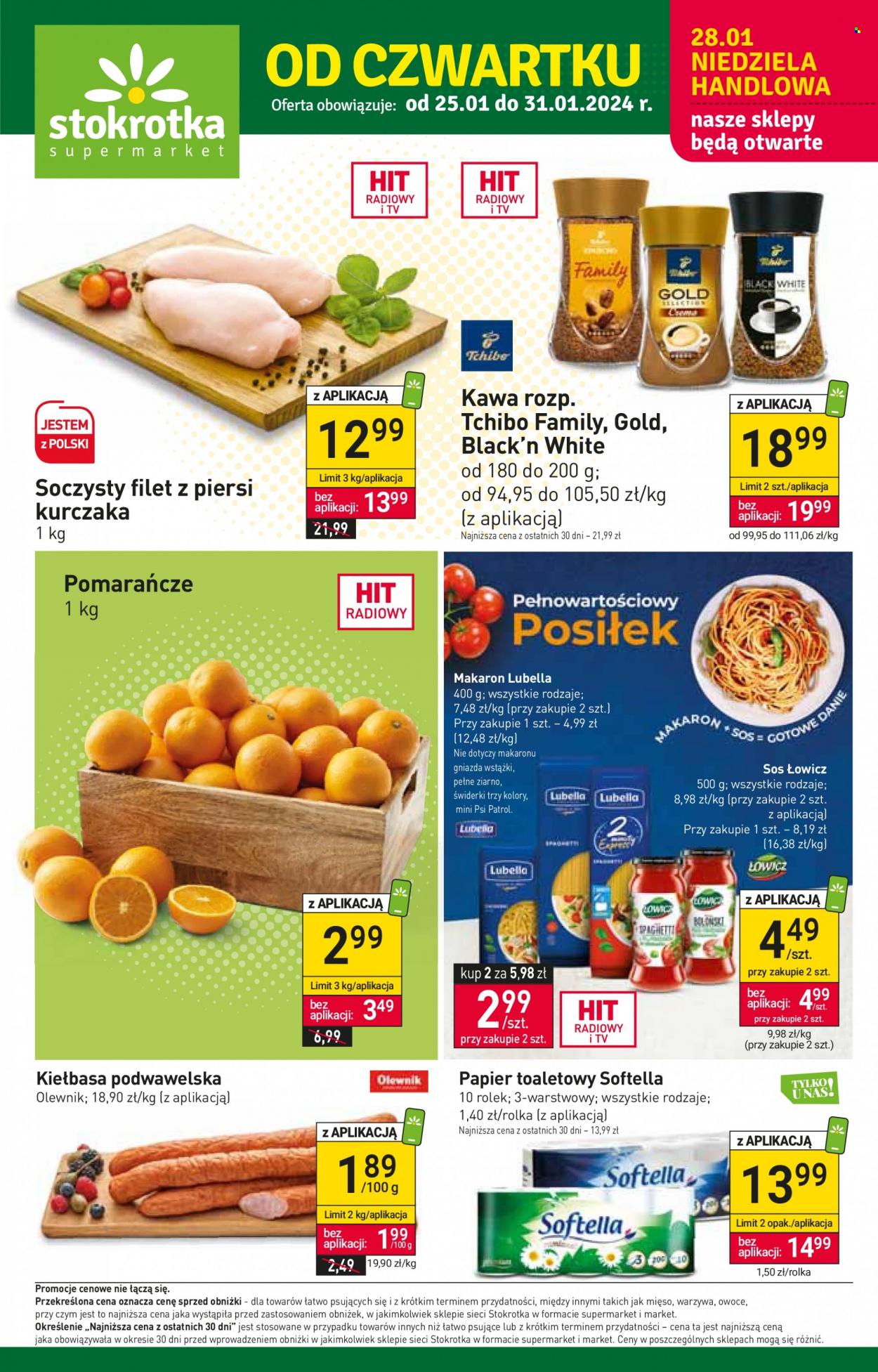 Gazetka Stokrotka Supermarket - 25.01.2024 - 31.01.2024. Strona 1