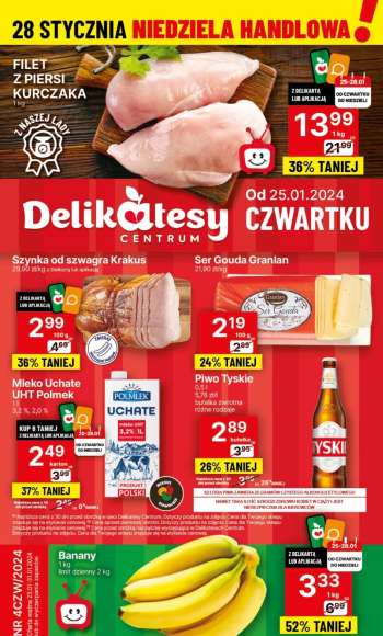 Gazetka Delikatesy Centrum - 25.01.2024 - 31.01.2024.