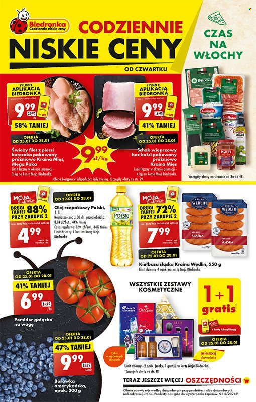 Gazetka Biedronka - 25.01.2024 - 31.01.2024. Strona 1