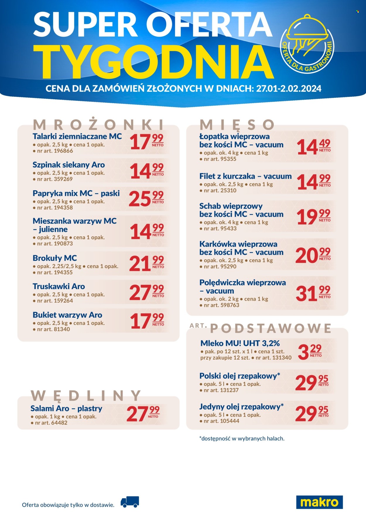Gazetka Makro - 27.01.2024 - 2.02.2024. Strona 1