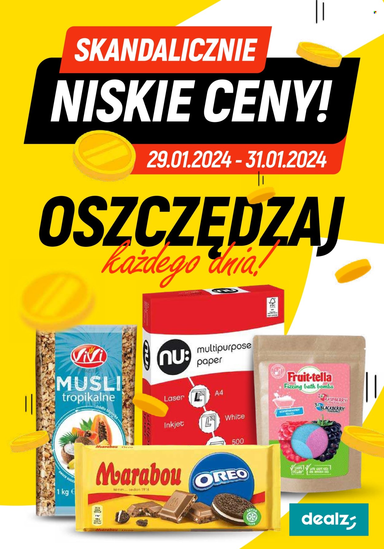 Gazetka Dealz - 29.01.2024 - 31.01.2024. Strona 1