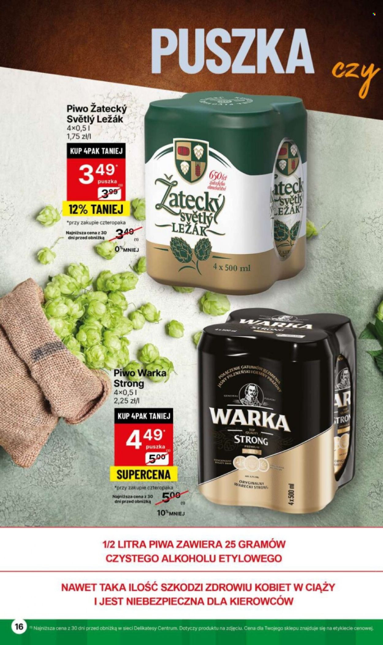 Gazetka Delikatesy Centrum - 29.01.2024 - 4.02.2024. Strona 16