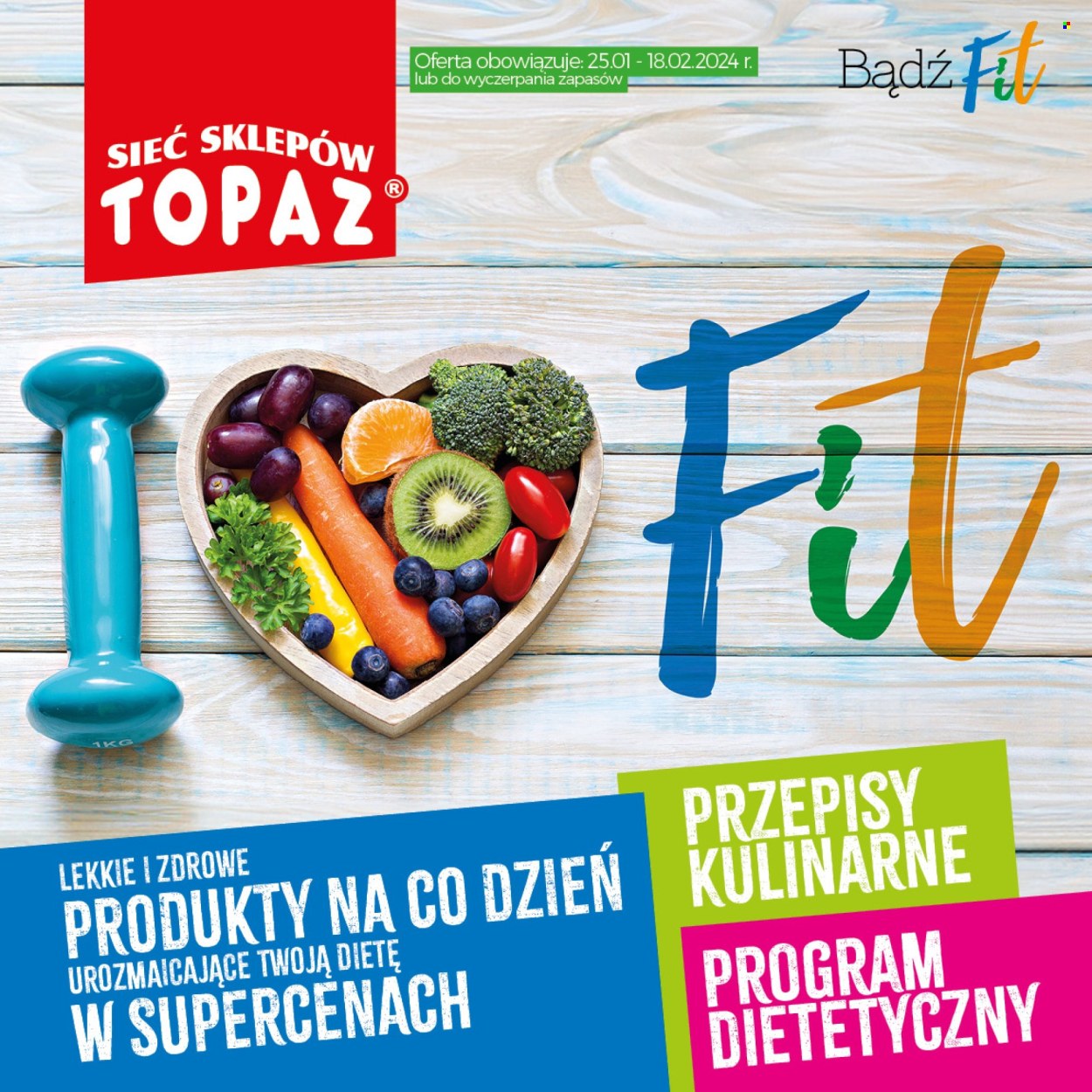 Gazetka Topaz - 25.01.2024 - 18.02.2024. Strona 1
