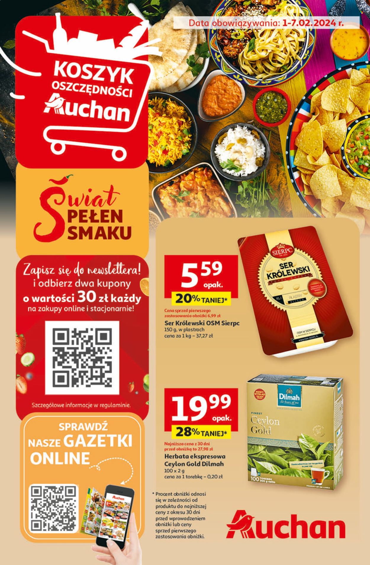 Gazetka Auchan - 1.02.2024 - 7.02.2024. Strona 1