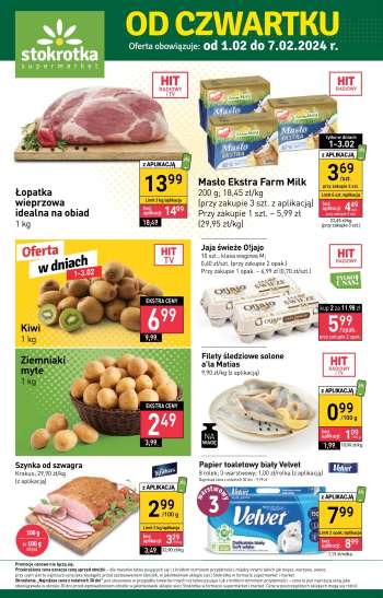 Gazetka Stokrotka Supermarket - 1.02.2024 - 7.02.2024.