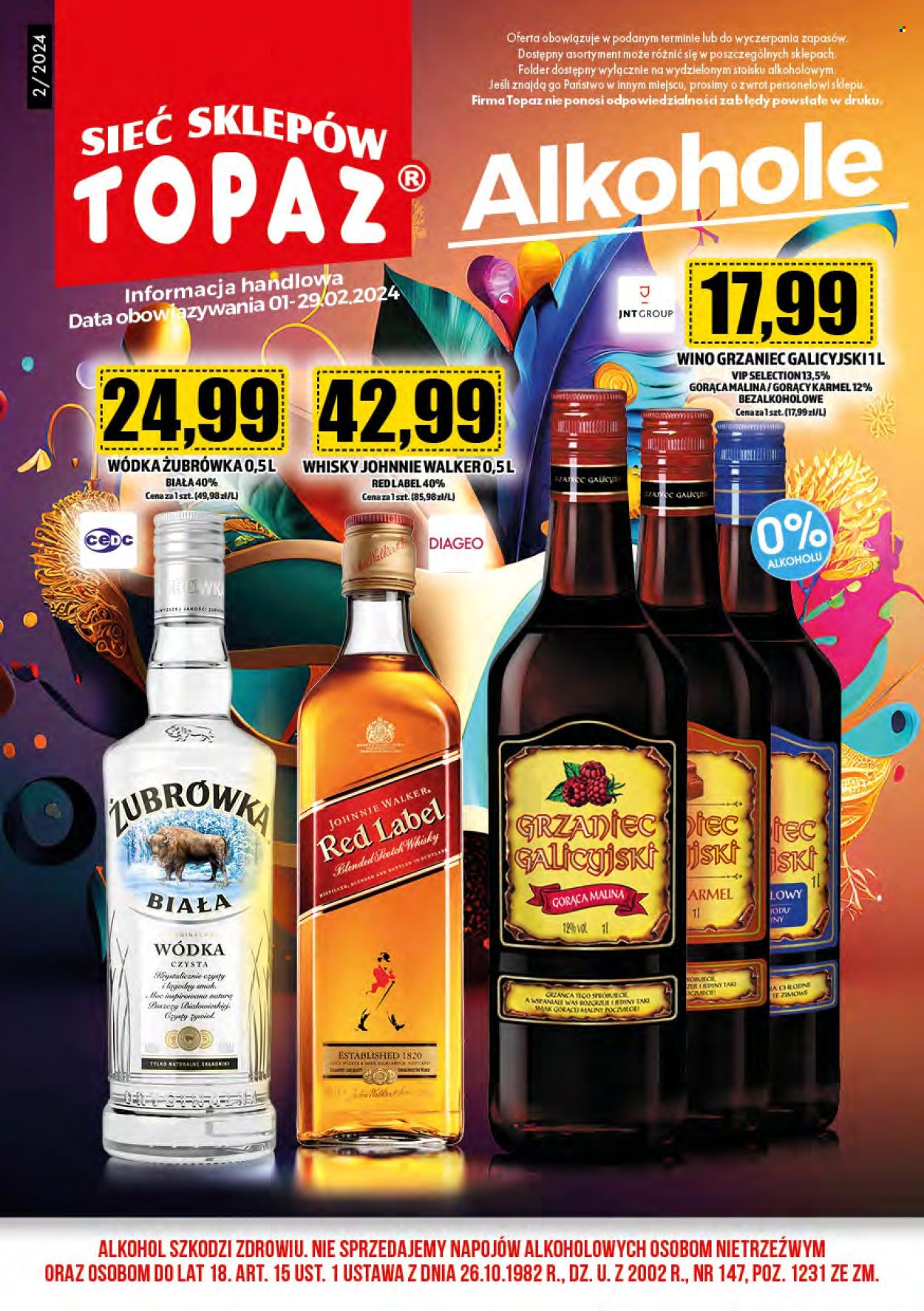 Gazetka Topaz - 1.02.2024 - 29.02.2024. Strona 1
