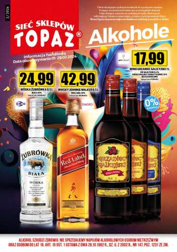 Gazetka Topaz - 1.02.2024 - 29.02.2024.