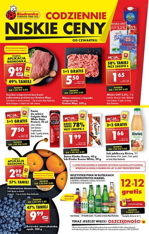 Gazetka Biedronka - 1.02.2024 - 7.02.2024. Strona 1