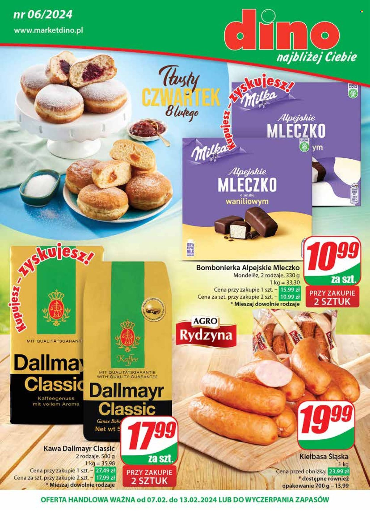 Gazetka Dino - 7.02.2024 - 13.02.2024. Strona 1