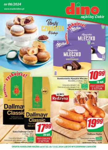 Gazetka Dino - 7.02.2024 - 13.02.2024.