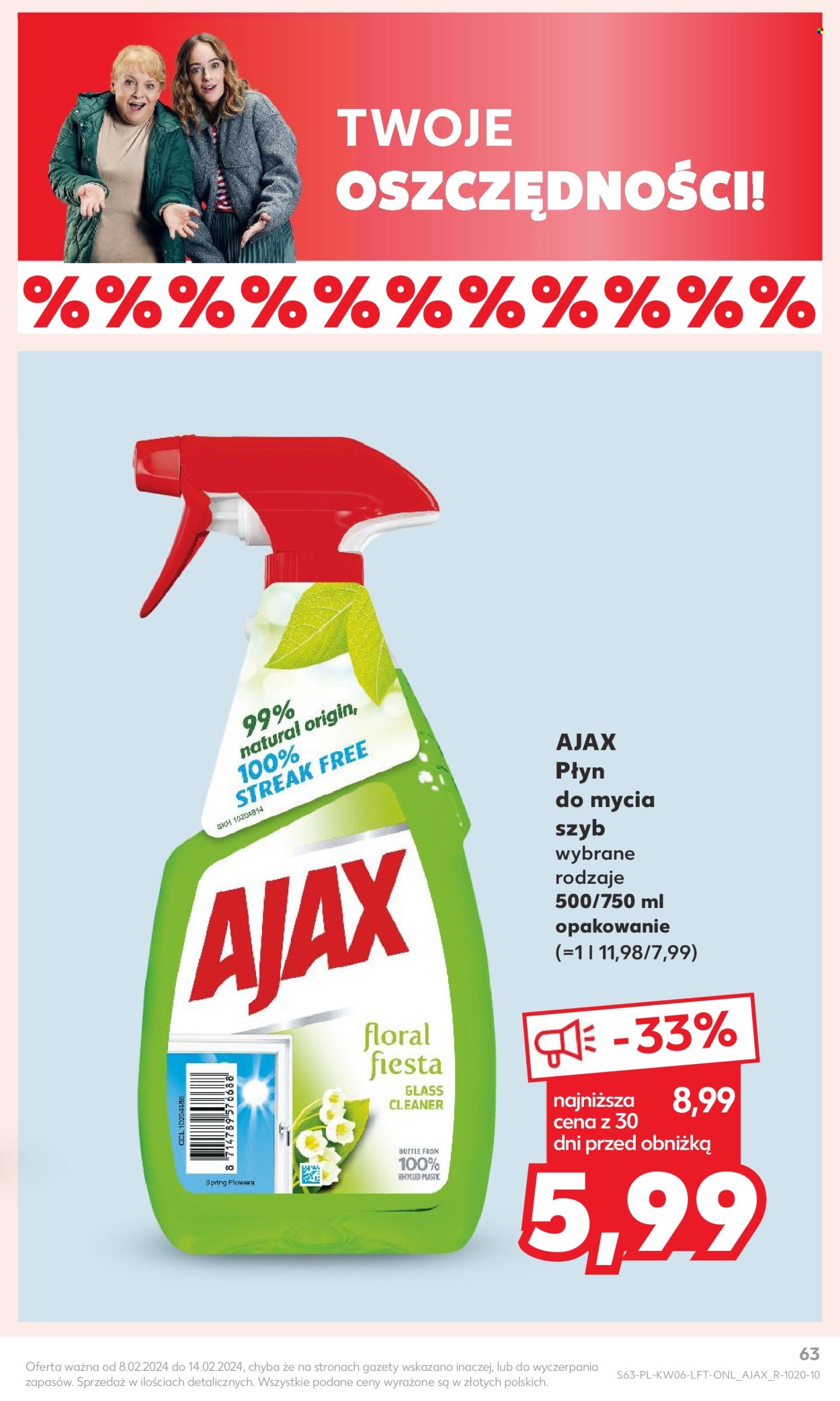 Gazetka Kaufland - 8.02.2024 - 14.02.2024. Strona 63
