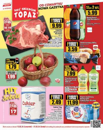 Gazetka Topaz - 15.02.2024 - 21.02.2024.
