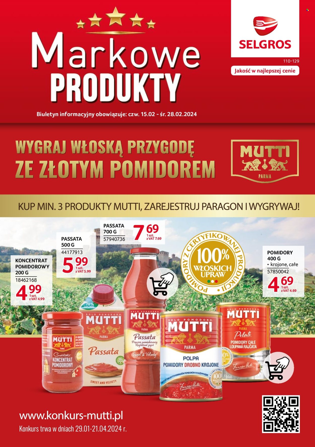 Gazetka Selgros - 15.02.2024 - 28.02.2024. Strona 1