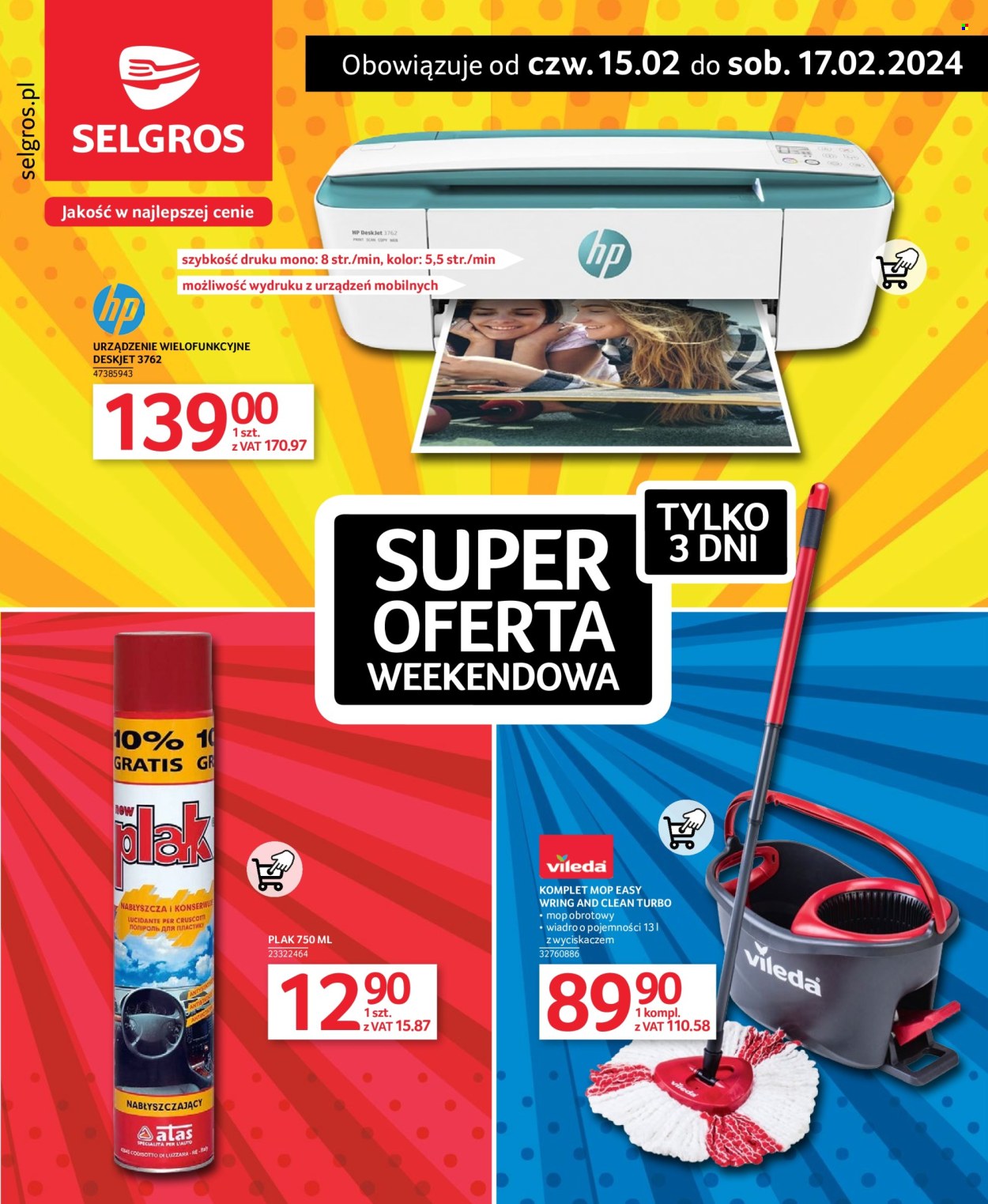 Gazetka Selgros - 15.02.2024 - 17.02.2024. Strona 1