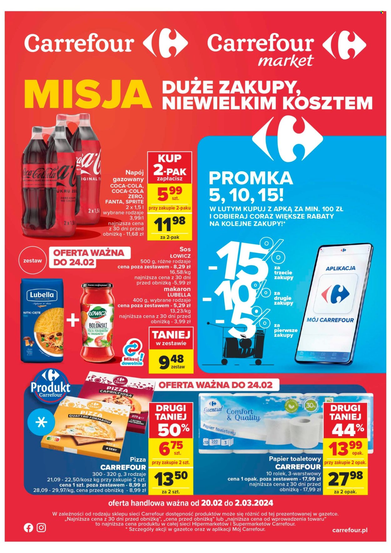 Gazetka Carrefour - 20.02.2024 - 2.03.2024. Strona 1