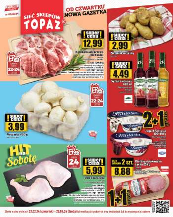 Gazetka Topaz - 22.02.2024 - 28.02.2024.