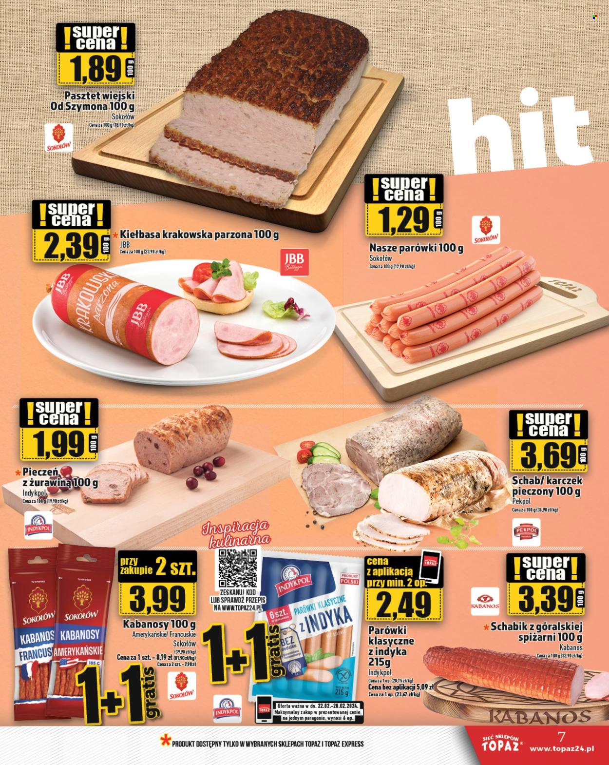 Gazetka Topaz - 22.02.2024 - 28.02.2024. Strona 7