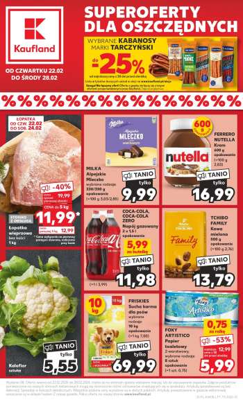 Gazetka Kaufland - 22.02.2024 - 28.02.2024.