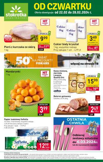 Gazetka Stokrotka Supermarket - 22.02.2024 - 28.02.2024.