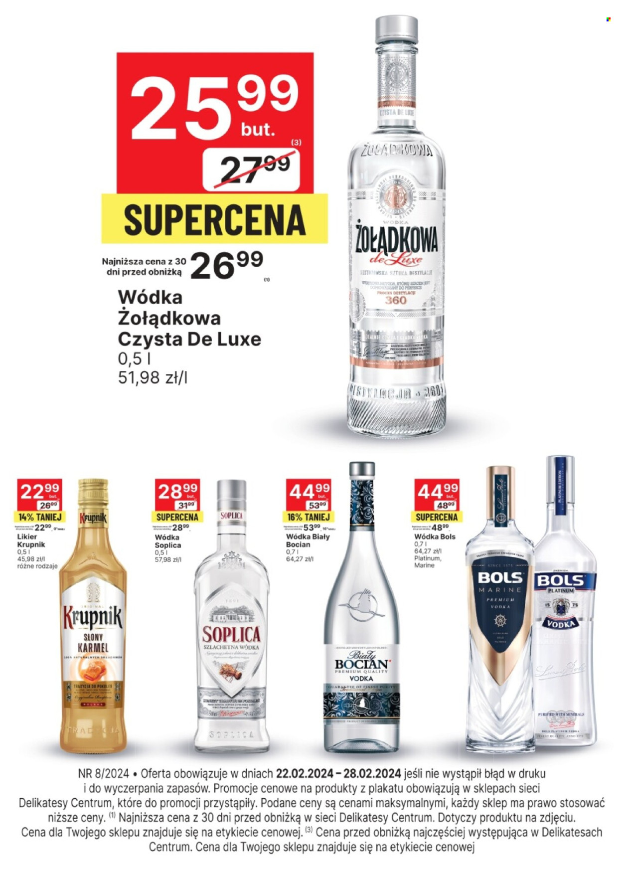 Gazetka Delikatesy Centrum - 22.02.2024 - 28.02.2024. Strona 1