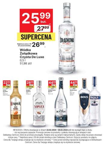 Gazetka Delikatesy Centrum - 22.02.2024 - 28.02.2024.