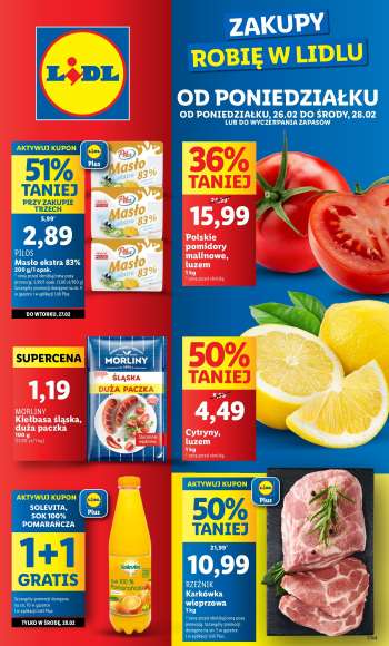 Gazetka Lidl - 26.02.2024 - 28.02.2024.