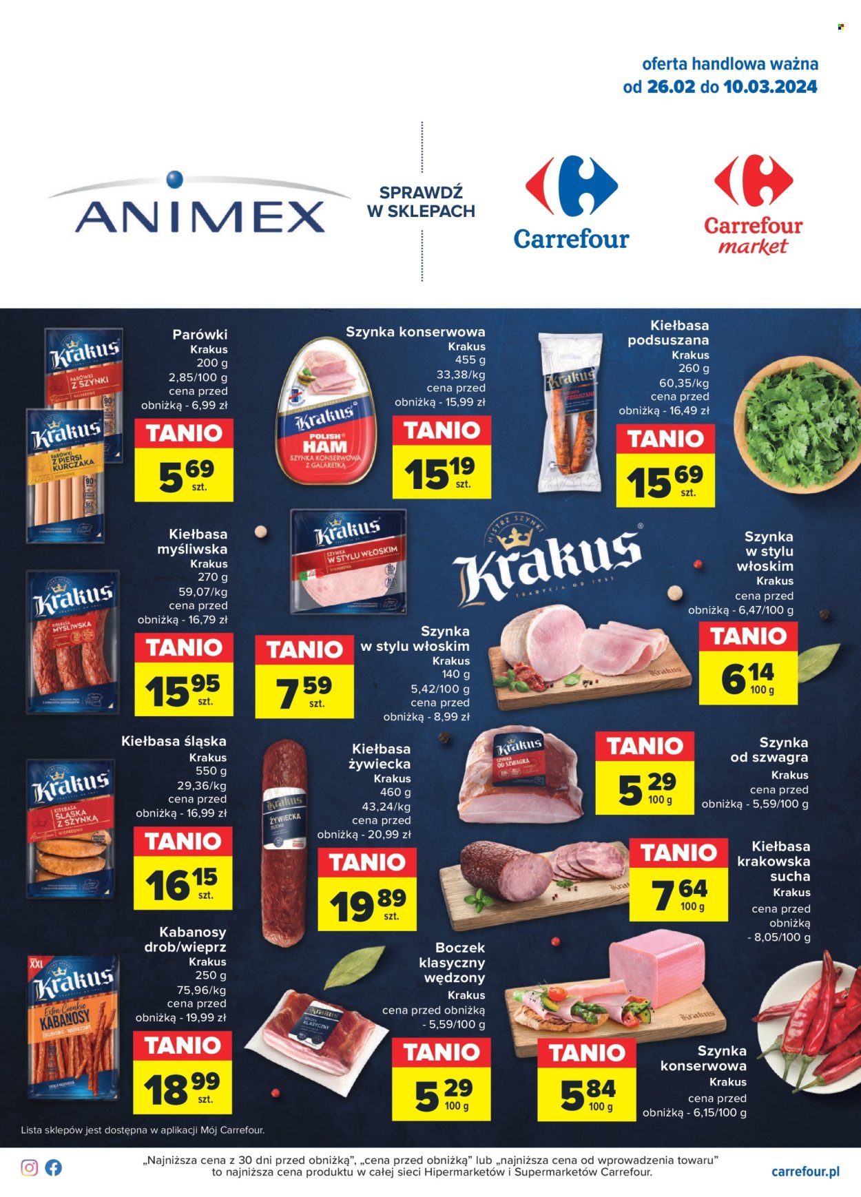 Gazetka Carrefour - 26.02.2024 - 10.03.2024. Strona 1