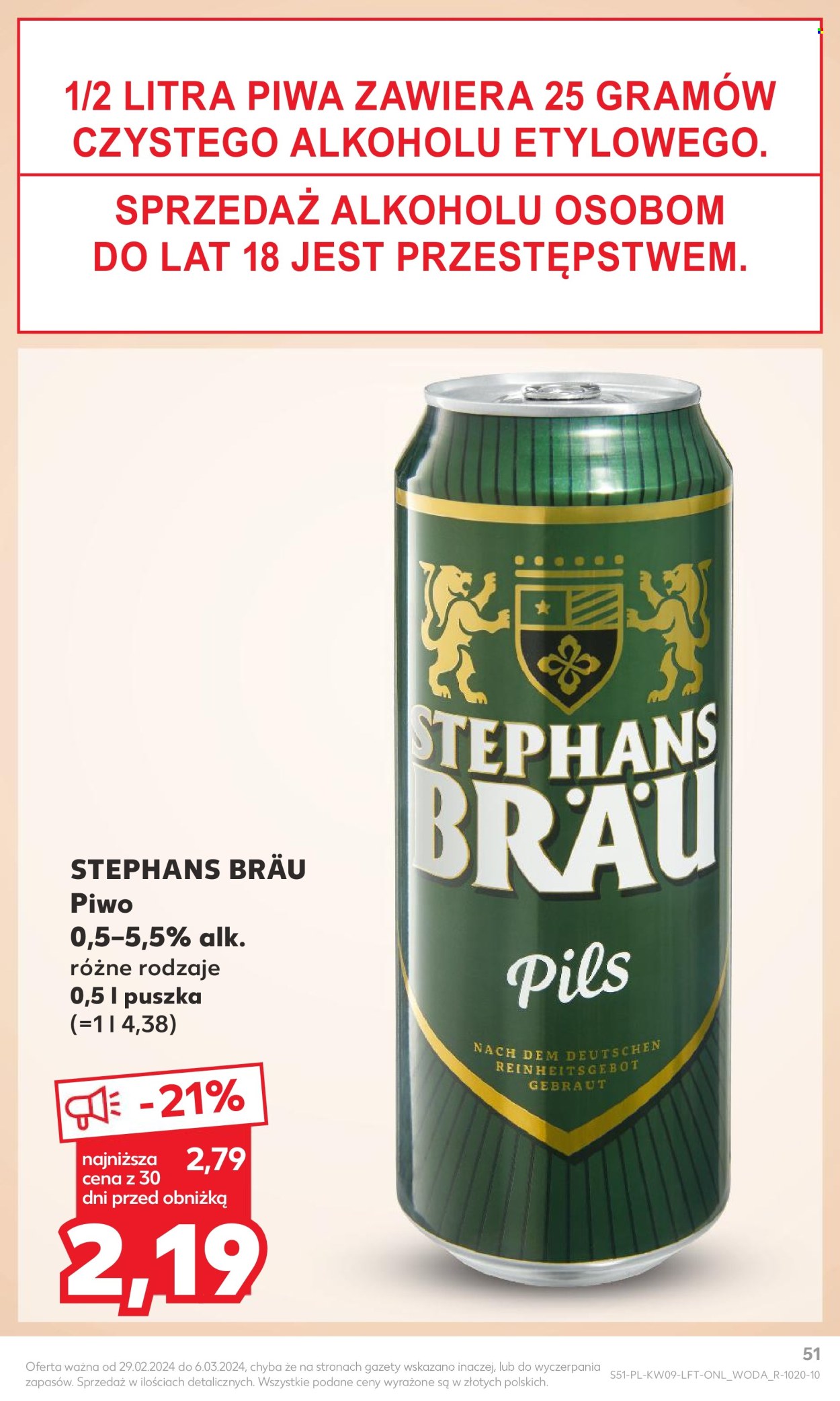 Gazetka Kaufland - 29.02.2024 - 6.03.2024. Strona 51