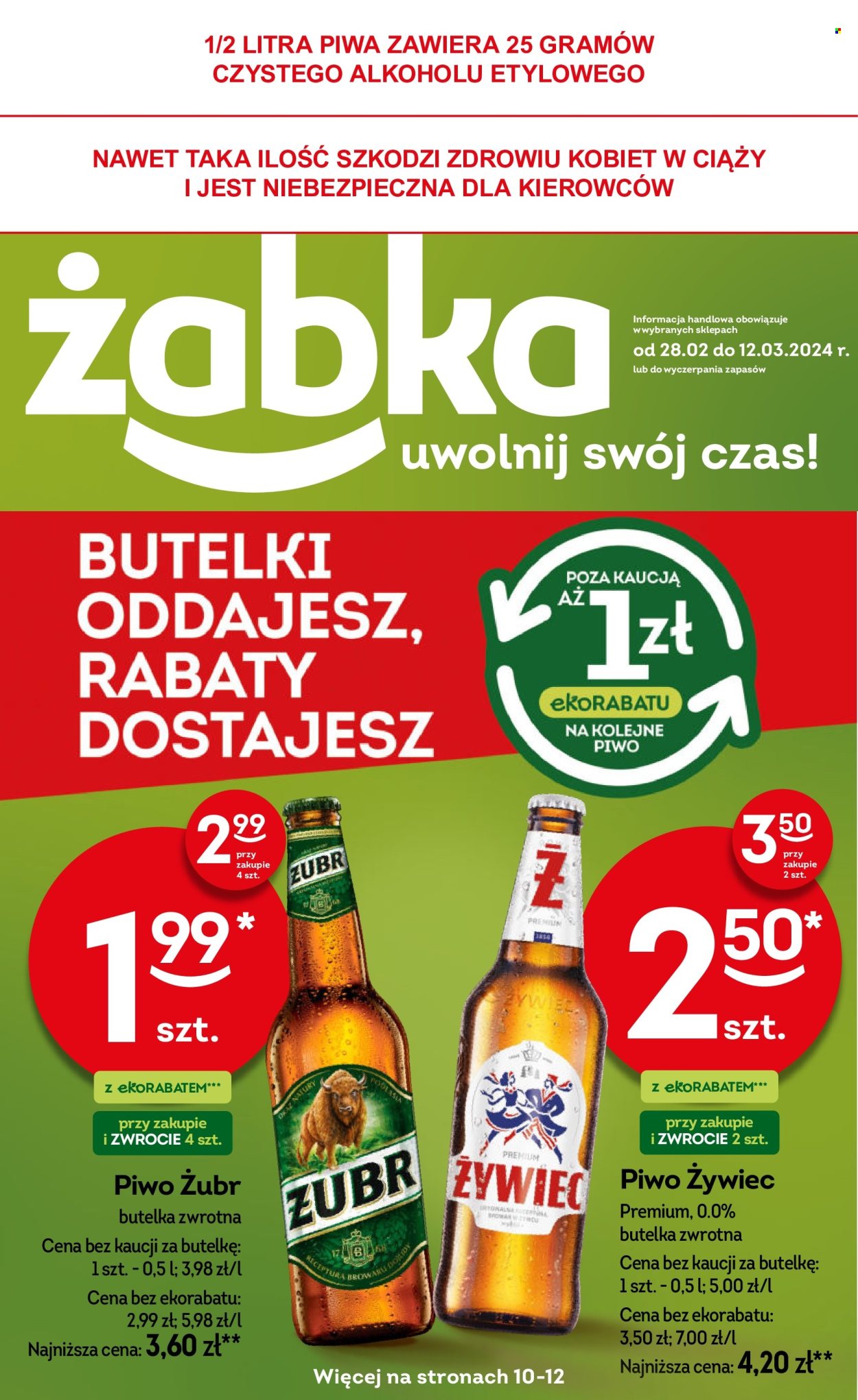 Gazetka Żabka - 28.02.2024 - 12.03.2024. Strona 1