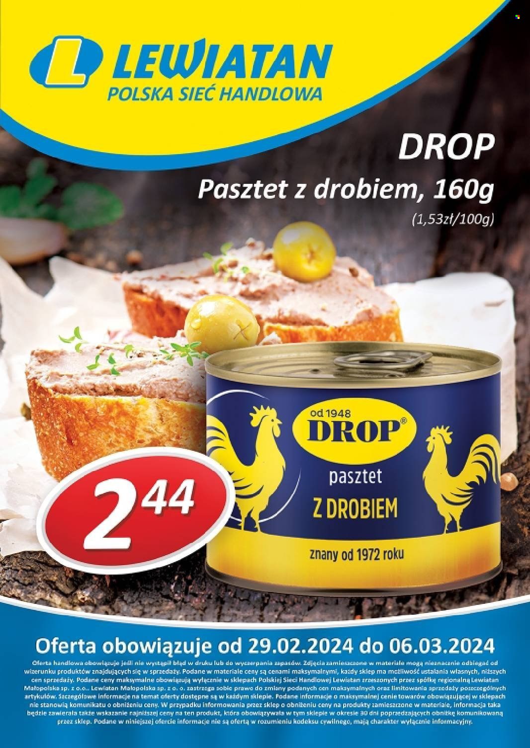 Gazetka Lewiatan - 29.02.2024 - 6.03.2024. Strona 1