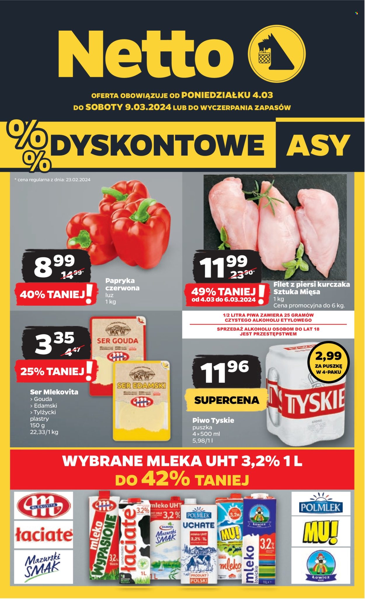 Gazetka Netto - 4.03.2024 - 9.03.2024. Strona 1