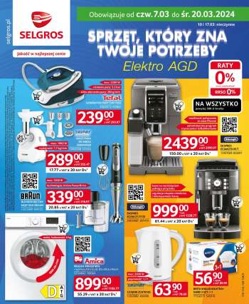 Gazetka Selgros - 7.03.2024 - 20.03.2024.