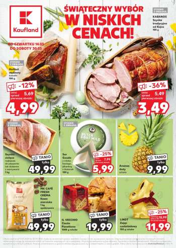 Gazetka Kaufland - 14.03.2024 - 30.03.2024.