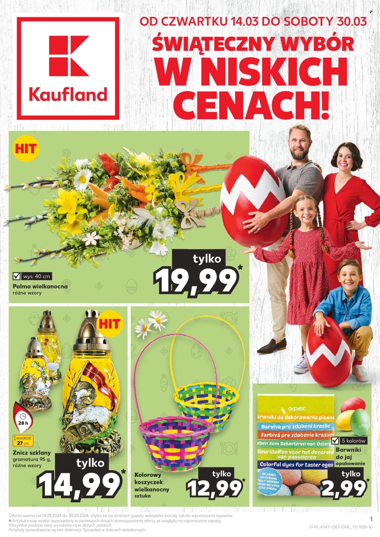 Gazetka Kaufland - 14.03.2024 - 30.03.2024. Strona 1