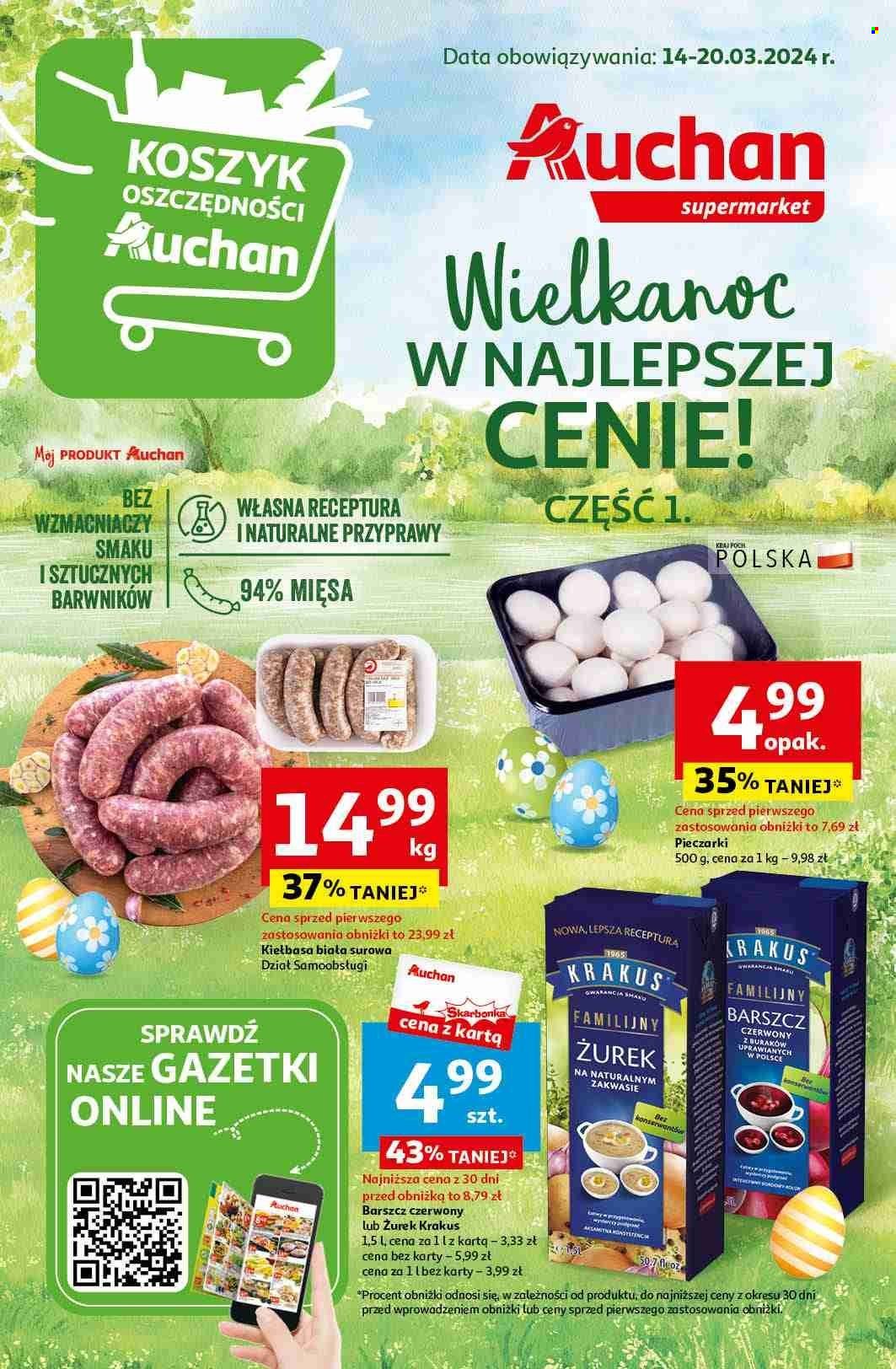 Gazetka Auchan - 14.03.2024 - 20.03.2024. Strona 1