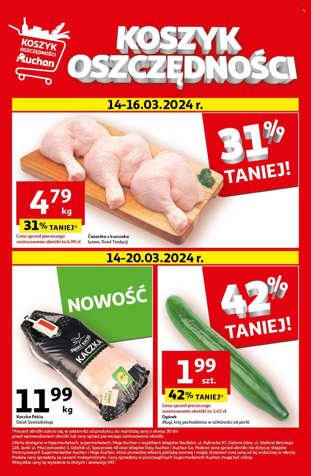 Gazetka Auchan - 14.03.2024 - 20.03.2024. Strona 1
