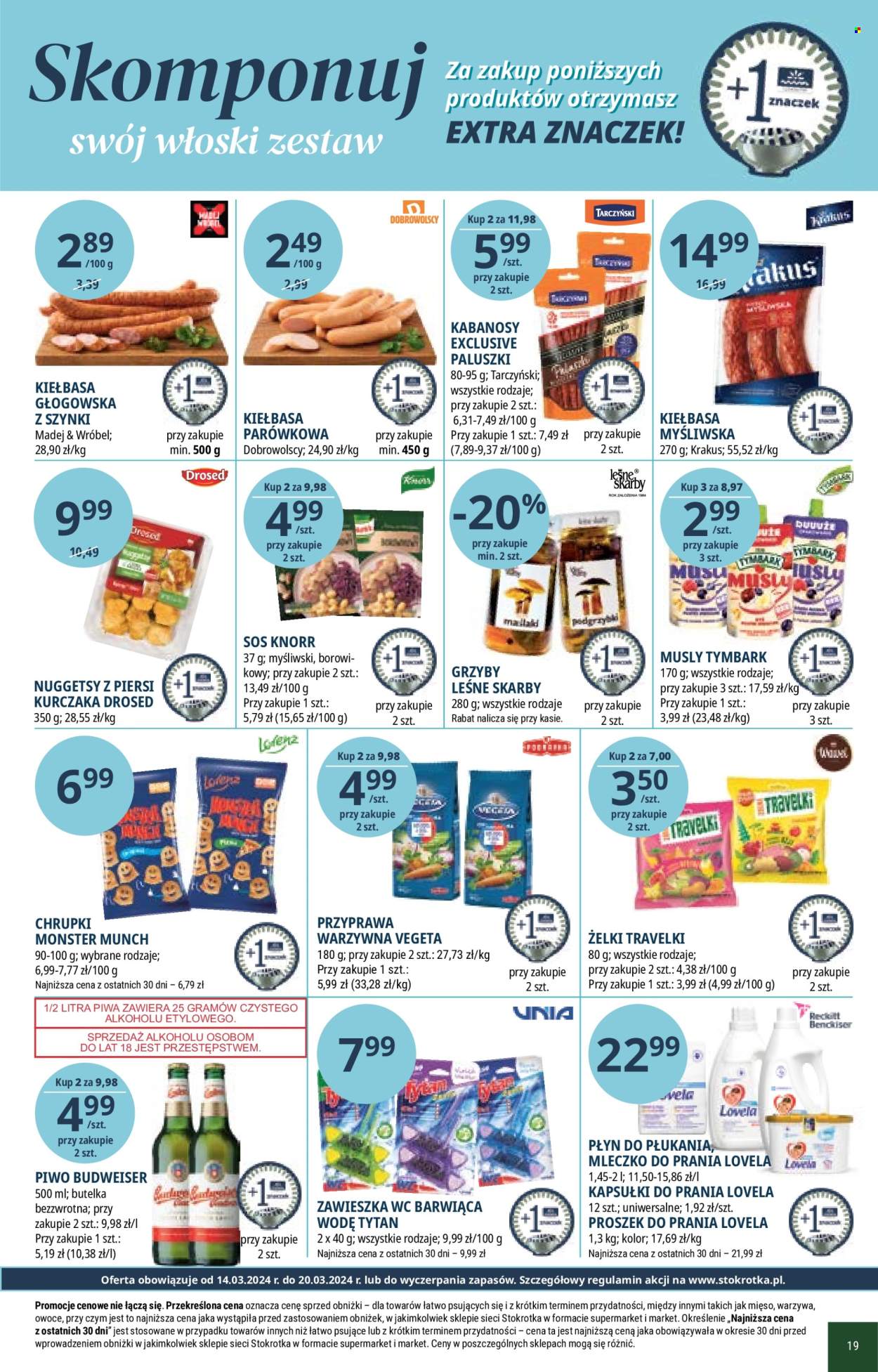 Gazetka Stokrotka Supermarket - 14.03.2024 - 20.03.2024. Strona 19